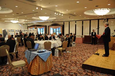 (写真=会員や来賓の皆さんなど約60人が出席)