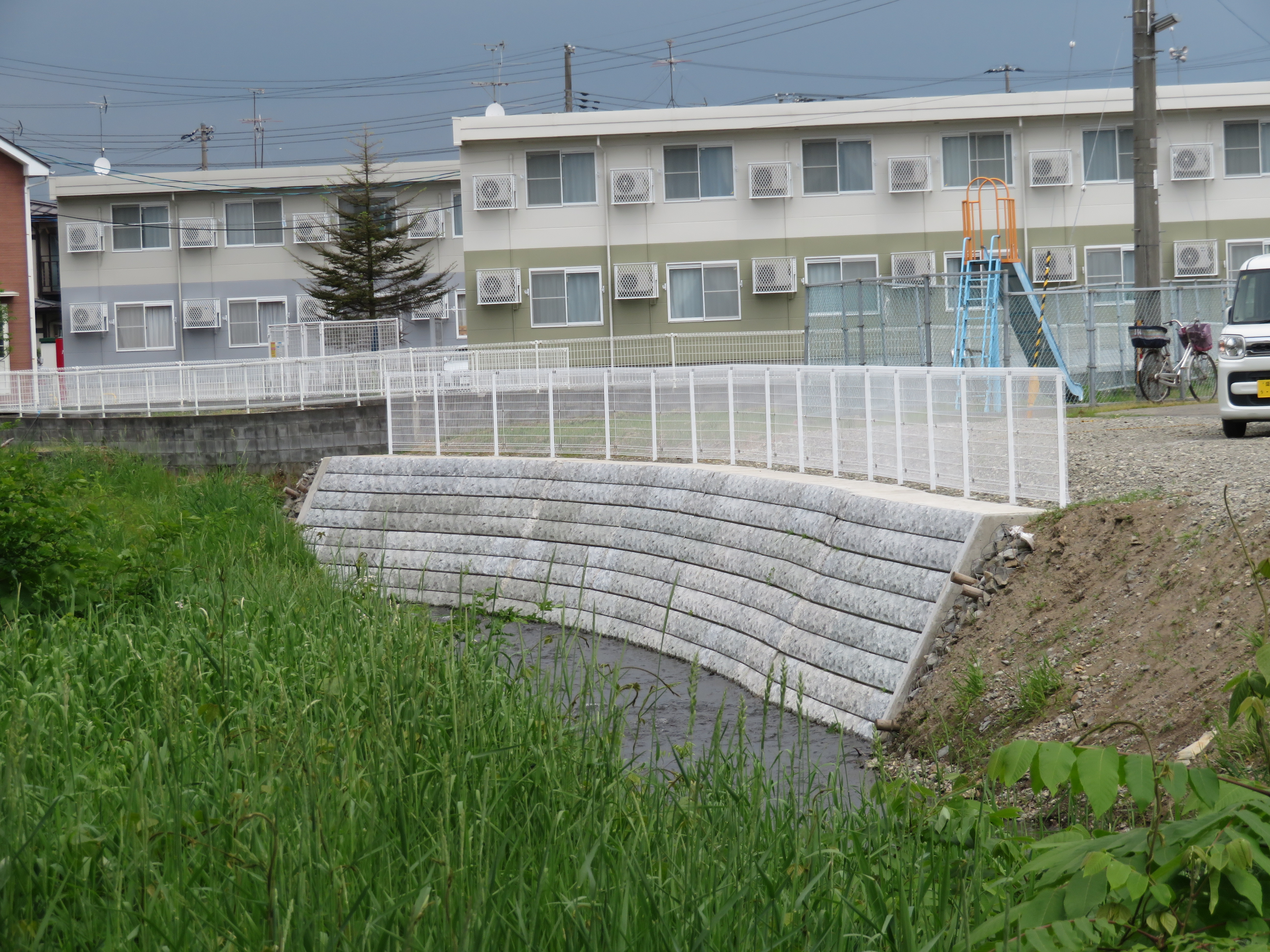 令和5年度普通河川巣子川完成