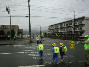 交通安全のぼり旗大作戦