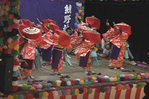 （写真）大沢田植踊り