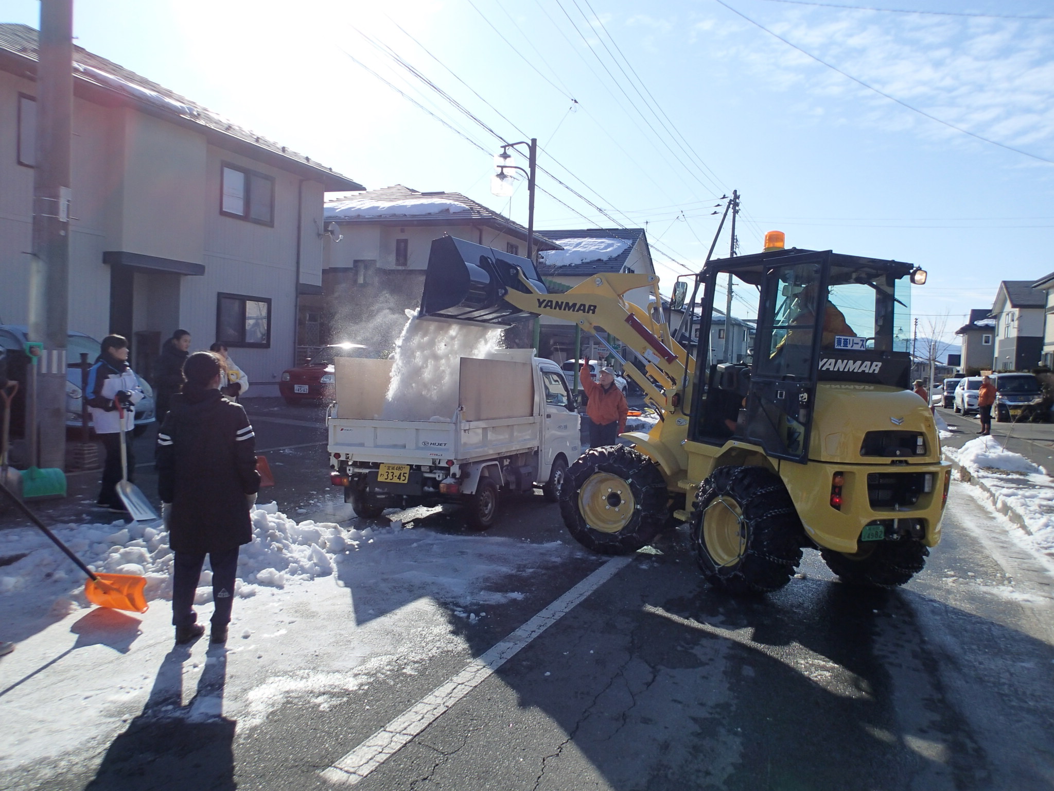 除雪の様子