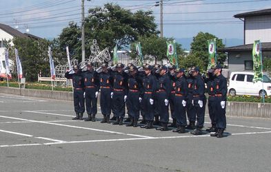 役場分団活動写真