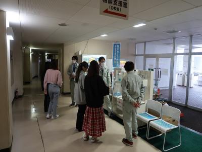 水抜き出前講座開催風景（盛岡大学）