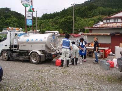 滝沢村による陸前高田市応援給水05