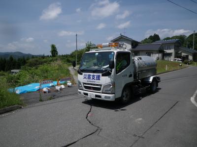 滝沢村による陸前高田市応援給水12