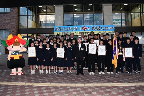 第36回岩手県中学校駅伝競走大会報告会の様子