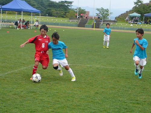 滝沢市キッズサッカーフェスティバルの様子