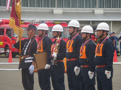 平成28年岩手県消防協会岩手地区支部消防操法競技会の様子04