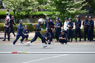 第50回滝沢市消防団ポンプ操法競技会と第36回滝沢市消防団規律訓練競技会の様子02