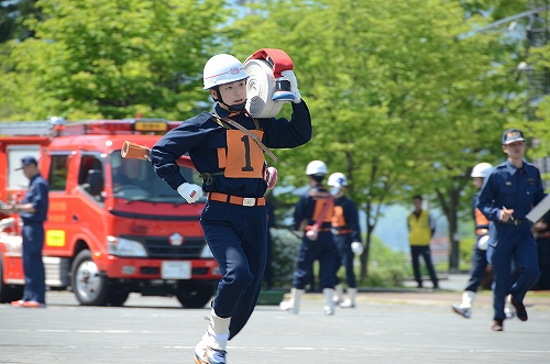 平成28年度ポンプ操法・規律競技会の様子