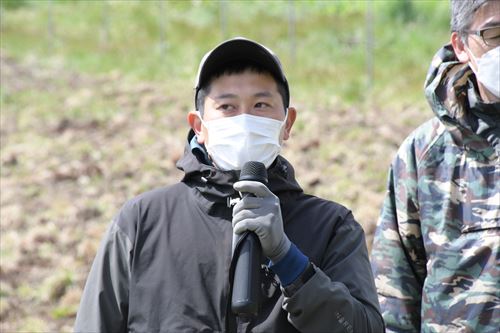 地域おこし協力隊員の山田直輝さん