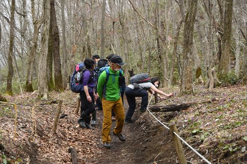 鞍掛山山開き式の様子3