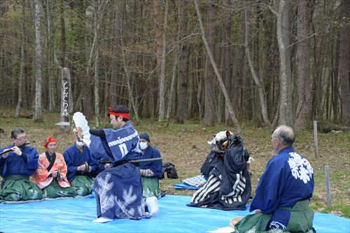 篠木神楽の様子1