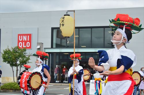 滝沢市さんさ踊り保存会ミニライブの様子4