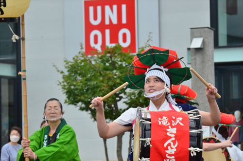 滝沢市さんさ踊り保存会ミニライブの様子5