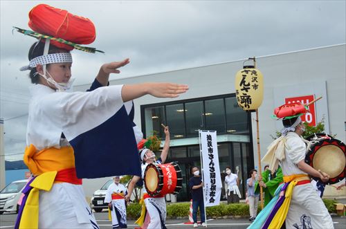 滝沢市さんさ踊り保存会ミニライブの様子6