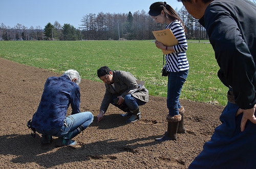 滝沢産食材PRに係る産地視察会の様子