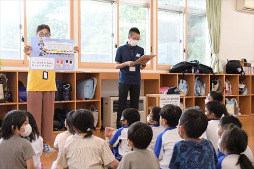 ミニ電車体験イベントの様子