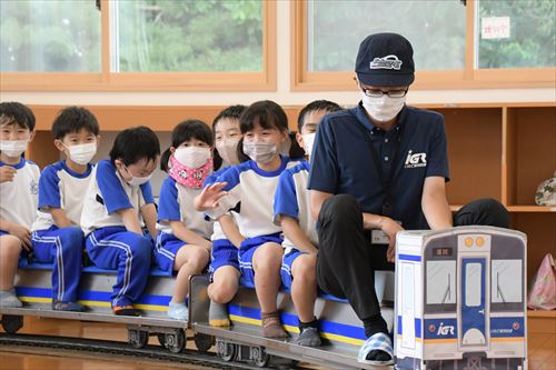 ミニ電車体験イベントの様子