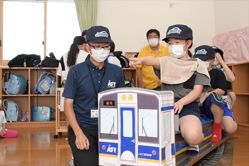 ミニ電車体験イベントの様子