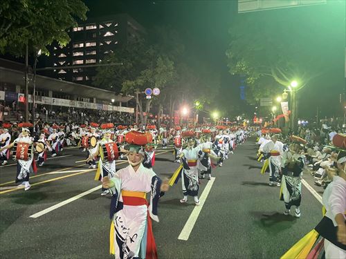 盛岡さんさ踊りパレードで市さんさ踊り保存会が出演2