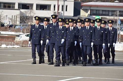 市交通指導隊初出動式の様子3