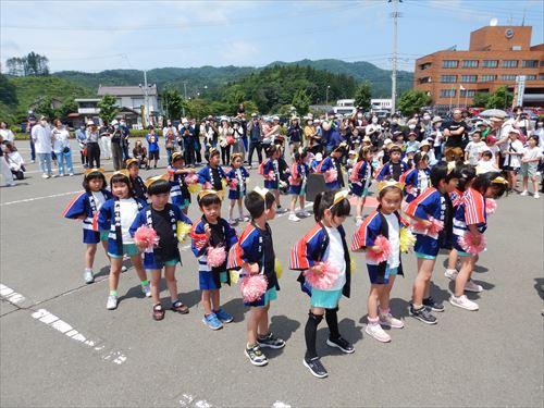 幼年クラブによる防火演技2