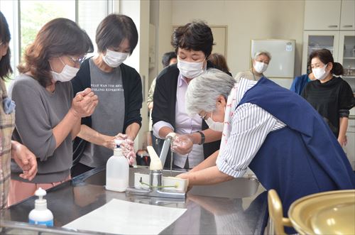 市の保健推進員研修会の様子1