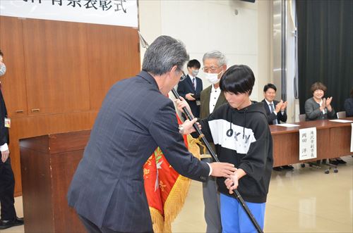 第36回滝沢市民体育祭表彰式の様子2