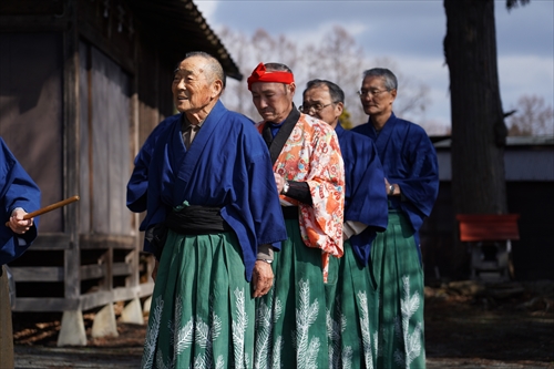 篠木神楽の春祈禱の様子1