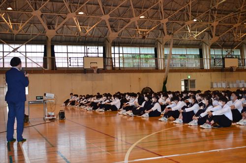 選挙啓発授業の様子1