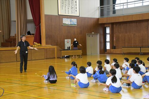 バレエの実演指導のワークショップの様子7