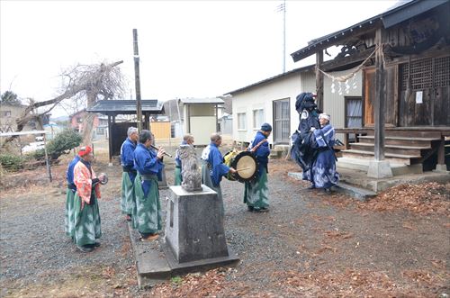 篠木神楽保存会による春の祈祷の様子4