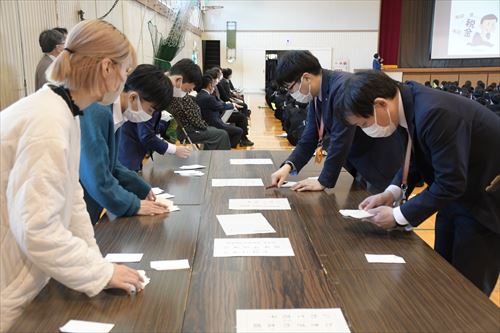 盛岡北高等学校で行われた選挙啓発授業の様子9