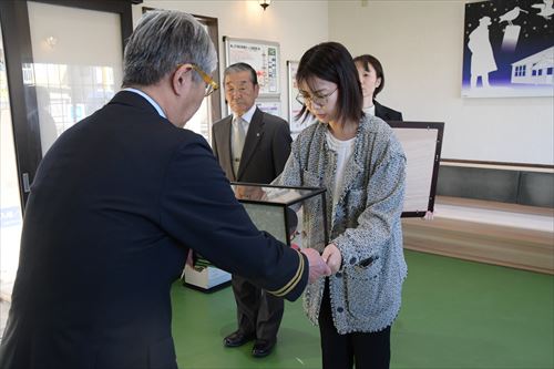 感謝状贈呈式の様子