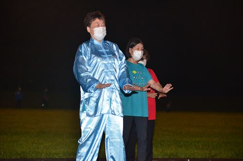 川前自治会花火大会の様子