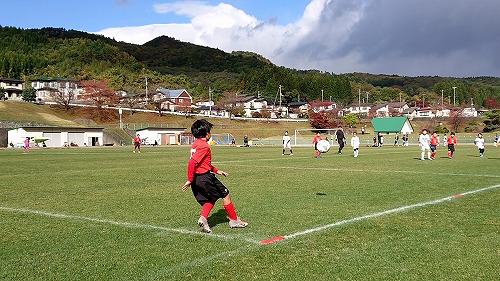 滝沢市キッズサッカーフェスティバルでの様子2