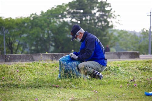 アヤメ園・馬っこ広場清掃活動の様子3