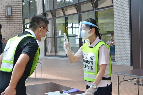 避難所開設訓練の様子4