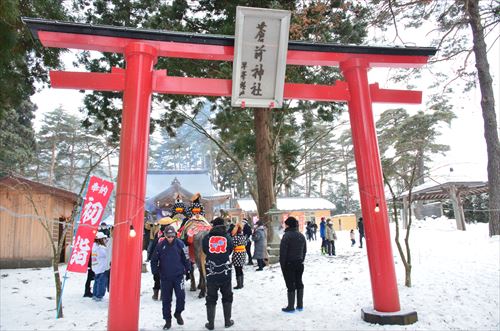 チャグチャグ馬コ初詣の様子1