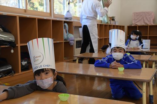 味覚の授業の様子