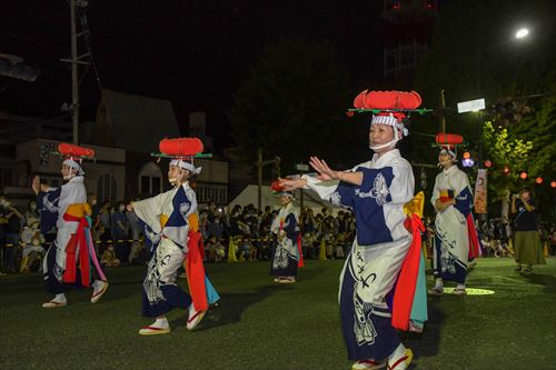 第45回盛岡さんさ踊りのパレードの様子