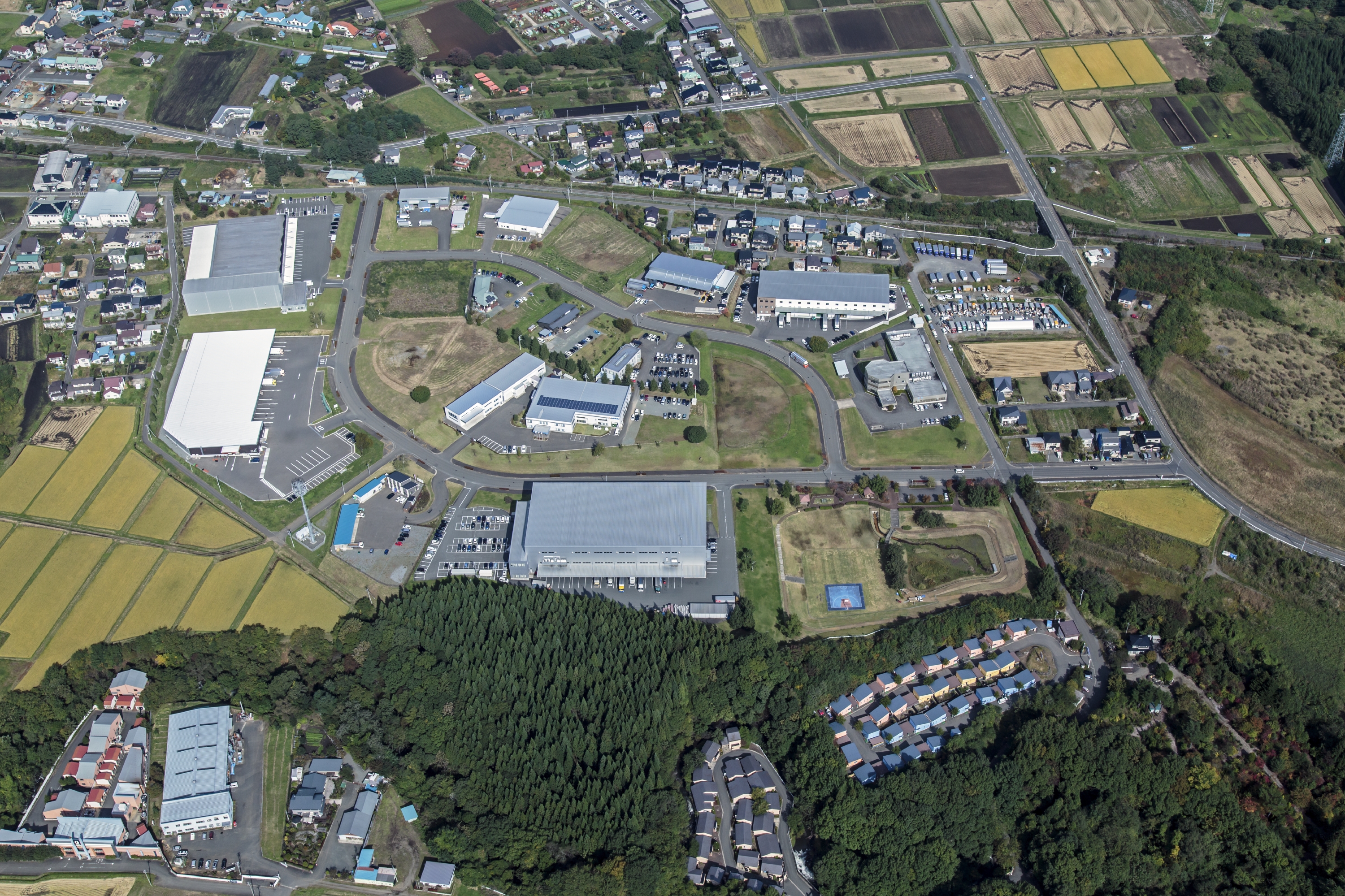 上空から見た盛岡西リサーチパーク