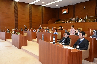 着席する市民議会議員のみなさん