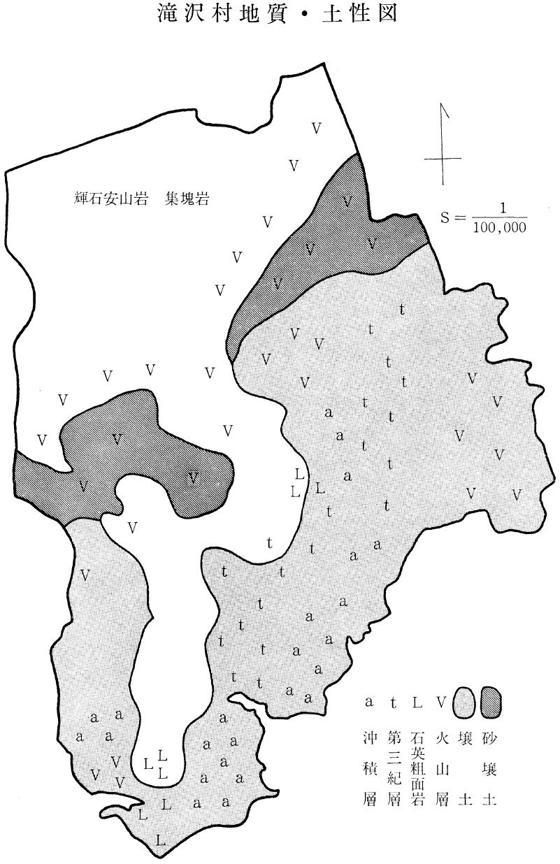 滝沢村地質・土性図